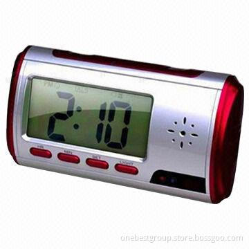 Mini Hidden Camera Clock, Can Take Color Video, Photo, Record Audio Alone with USB Slot